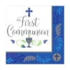 Communion Day Boy Beverage Napkins