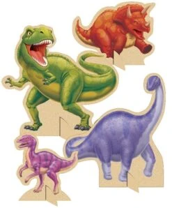 Creative Converting Dino Blast Standup With Cutout Centerpiece (4pc)