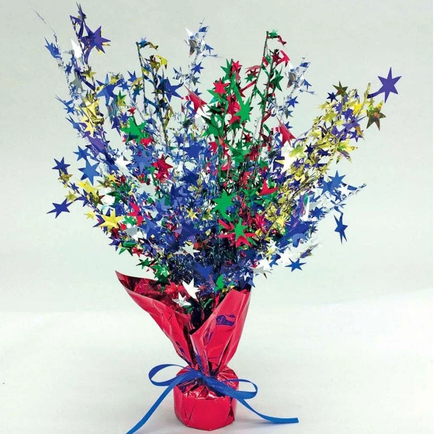 Star Burst 15in Multi Color Centerpiece 1 Star Burst 15in Multi Color Centerpiece