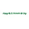 Happy St. Patrick's Day Streamer 3 Happy St. Patrick's Day Streamer -Party Depot Store 108817