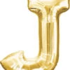 Letter J Gold 33in Metallic Balloon -Party Depot Store 109910 8c78a64f 450d 407c 811f a0036880a711
