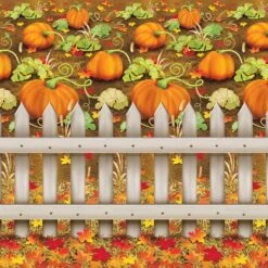 Pumpkin Patch Backdrop 4' X 30'