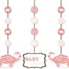 Creative Converting Pink Wild Safari Printed Hanging Cutouts (3pc)