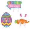 Easter Sidewalk Sign (pack 3) 3 Easter Sidewalk Sign (pack 3) -Party Depot Store 125573