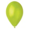 12" Latex Balloon Metallic Light Green 50 Ct