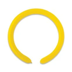 2in X 60in Latex Modeling Balloon Yellow 50 Ct