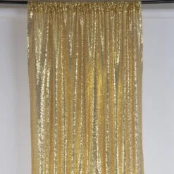 Sequin Backdrop Curtain Gold 5ft X 10ft