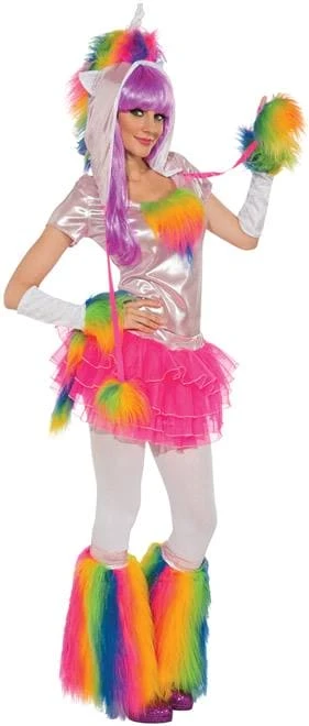 Rainbow Unicorn Adult Costume 1 Rainbow Unicorn Adult Costume