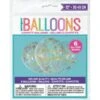 Glitzy Gold Birthday 12in Latex Balloons With Multi Color Confetti 6ct