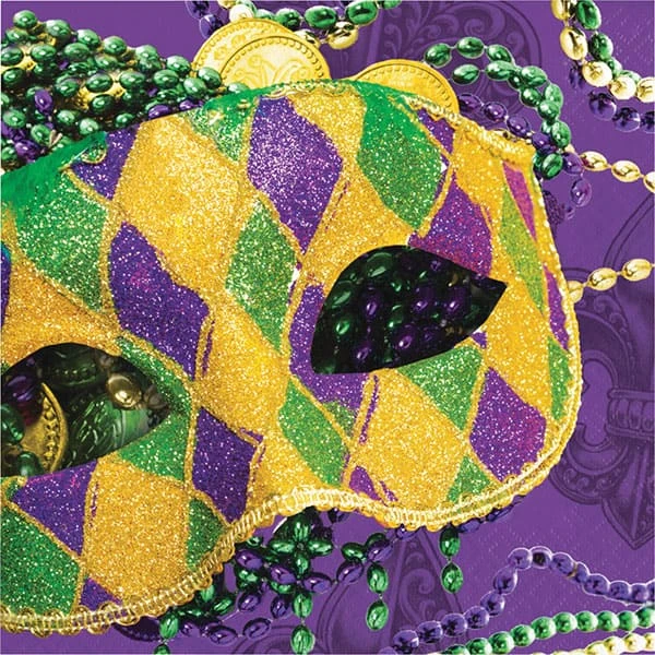 Creative Converting Masks Of Mardi Gras Luncheon Napkins 16ct 1 Creative Converting Masks Of Mardi Gras Luncheon Napkins 16ct