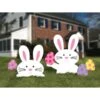 Easter Bunny And Eggs Plastic Yard Signs