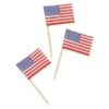 Creative Converting USA Flag Party Wood Picks 50ct -Party Depot Store 147237