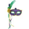 Mardi Gras Fashion Eye Mask 1ct
