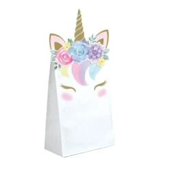 Creative Converting Unicorn Baby Treat Bags 8ct