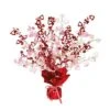 Heart Burst Red And Opalescent Centerpiece -Party Depot Store 153254