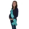 Mom To Be Blue Satin Sash