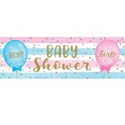 Creative Converting Gender Reveal Balloons Giant Banner