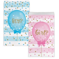 Creative Converting Gender Reveal Balloons Paper Treat Bags