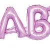 Air Filled Baby Balloon Phrase Pink 33in. X 15in. -Party Depot Store 179070