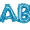 Air Filled Baby Balloon Phrase Blue