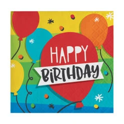 Creative Converting Hoppin' Birthday Cake Beverage Napkins