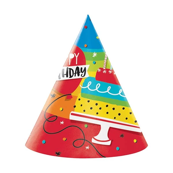 Creative Converting Hoppin' Birthday Party Hats 1 Creative Converting Hoppin' Birthday Party Hats