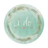 Creative Converting Mint To Be 7in Round Luncheon Paper Plates -Party Depot Store 180768