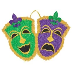 Comedy/Tragedy Tinsel Decoration