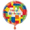 Block Party Happy Birthday 18in Metallic Balloon -Party Depot Store 192093 44ec1c53 73b8 4725 9365 706a3d65946a